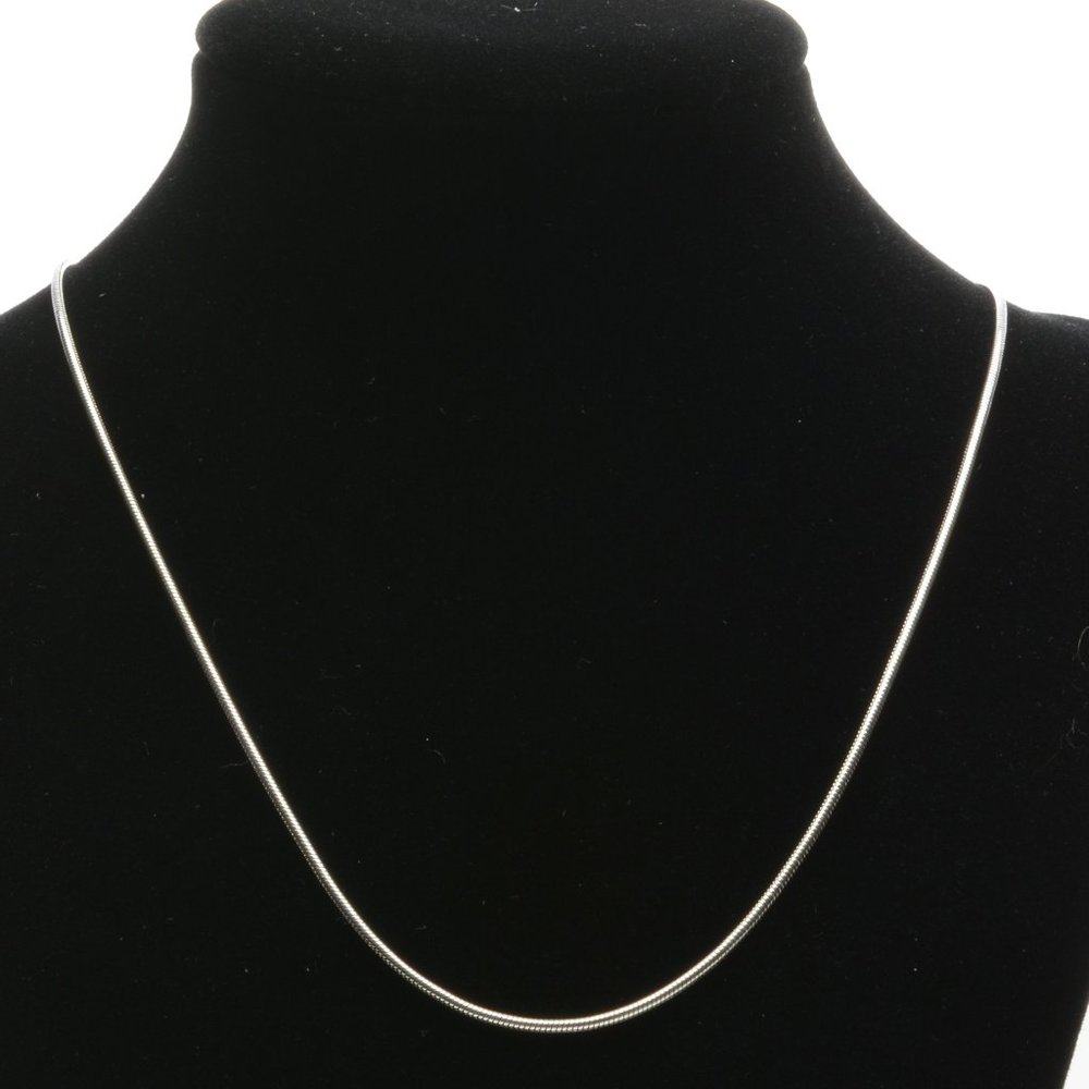 Italian Silver Snake Chain - 24-inch - Vintage
